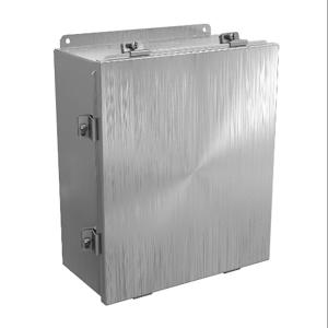 WIEGMANN BN4141206SSA Enclosure, 14 x 12 x 6 Inch Size, Wall Mount, 316L Stainless Steel | CV6PNG