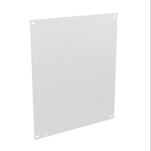 WIEGMANN N1P1214PP Subpanel, Perforated, Carbon Steel, White, Powder Coat Finish | CV6WNY