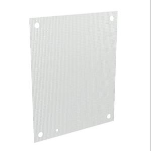 WIEGMANN N1P1216LPP Subpanel, Perforated, Carbon Steel, White, Powder Coat Finish | CV6WPB