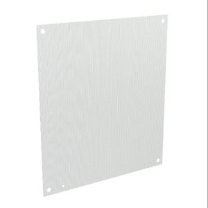 WIEGMANN N1P2024PP Subpanel, Perforated, Carbon Steel, White, Powder Coat Finish | CV6WPL