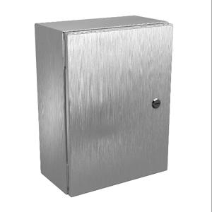 WIEGMANN N412161206SSAC Enclosure, 16 x 12 x 6 Inch Size, Wall Mount, 316L Stainless Steel | CV6PRB