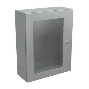 WIEGMANN N412201606WCLG Enclosure, 20 x 16 x 6 Inch Size, Wall Mount, Carbon Steel, Ral 7035 Light Gray | CV6PTN