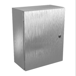 WIEGMANN N412201608SSAC Enclosure, 20 x 16 x 8 Inch Size, Wall Mount, 316L Stainless Steel | CV6PTU