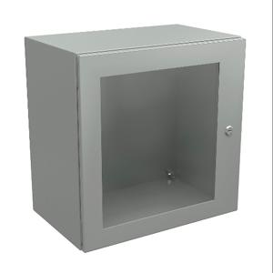 WIEGMANN N412202012WCLG Enclosure, 20 x 20 x 12 Inch Size, Wall Mount, Carbon Steel, Ral 7035 Light Gray | CV6PUV