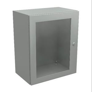 WIEGMANN N412242012WCLG Enclosure, 24 x 20 x 12 Inch Size, Wall Mount, Carbon Steel, Ral 7035 Light Gray | CV6PVU