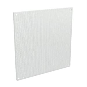 WIEGMANN NP3030PP Subpanel, Perforated, Carbon Steel, White, Powder Coat Finish | CV6WRG