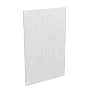 WIEGMANN NP3624PP Subpanel, Perforated, Carbon Steel, White, Powder Coat Finish | CV6WRL