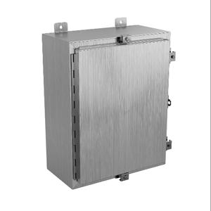 WIEGMANN SSN4201608A Enclosure, 20 x 16 x 8 Inch Size, Wall Mount, 316L Stainless Steel | CV6RHG