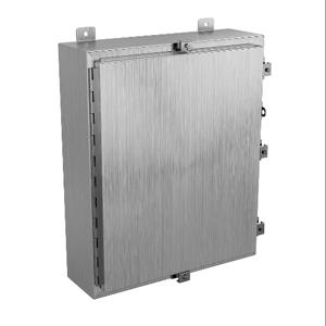 WIEGMANN SSN4242006A Enclosure, 24 x 20 x 6 Inch Size, Wall Mount, 316L Stainless Steel | CV6RHP