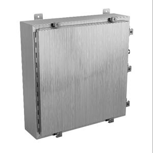 WIEGMANN SSN4242406A Enclosure, 24 x 24 x 6 Inch Size, Wall Mount, 316L Stainless Steel | CV6RHW