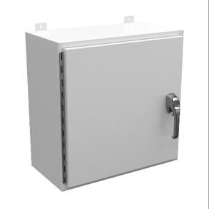 WIEGMANN SSN42424123PTW Enclosure, 24 x 24 x 12 Inch Size, Wall Mount, 304 Stainless Steel, White | CV6RJB