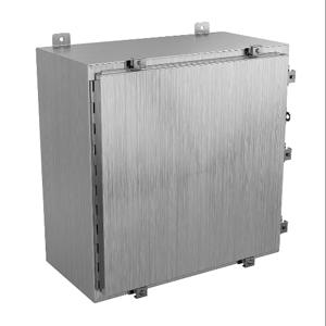 WIEGMANN SSN4242412A Enclosure, 24 x 24 x 12 Inch Size, Wall Mount, 316L Stainless Steel | CV6RJC