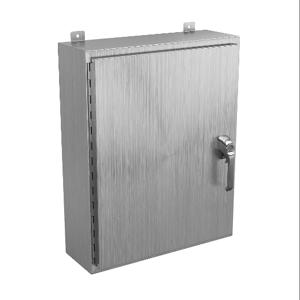 WIEGMANN SSN43024083PTA Enclosure, 30 x 24 x 8 Inch Size, Wall Mount, 316L Stainless Steel | CV6RJK