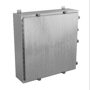 WIEGMANN SSN4303008A Enclosure, 30 x 30 x 8 Inch Size, Wall Mount, 316L Stainless Steel | CV6RJY