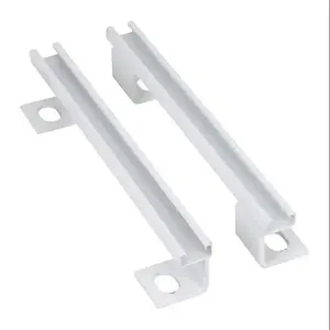 WIEGMANN WA12NTMA2 Enclosure Terminal Bracket, 9 Inch Length, Vertical Or Horizontal Mount, White, Pack Of 2 | CV6MZL