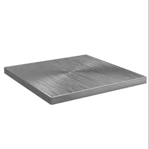 WIEGMANN WA18SBASESS Pedestal Base, 304 Stainless Steel, 18 x 18 x 1.13 Inch Size | CV6LUL