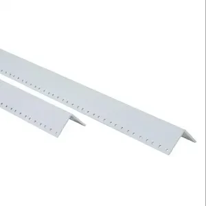 WIEGMANN WA60rp24F6 Enclosure Half-Length Rack Mounting Angle, White, Polyester Powder Finish, Pack Of 2 | CV6LPK