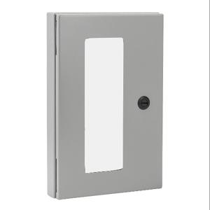 WIEGMANN WADW150902 Universal Deep-Hinged Door, 14.75 x 9.50 x 2.75 Inch Size, Carbon Steel, Ansi 61 Gray | CV6PEE