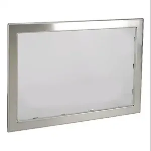 WIEGMANN WAPWK1711SS Enclosure Window, 17 x 11 Inch Window, Makrolon Polycarbonate | CV6XXX