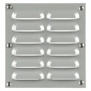 WIEGMANN WAVK0403 Louver Plate Kit, NEMA 12 Enclosure, Mounting Hardware, 4.5 Inch Frame Ht | CV3PRA 6C739