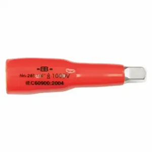 WIHA TOOLS 12854 Socket Extension, 1/4 Inch Input Drive Size, 1/4 Inch Output Drive Size, 2 Inch Length | CV3QCN 53KD71