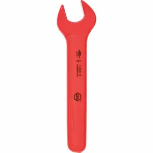 WIHA TOOLS 20137 Open End Wrench, High Visibility Coating, 1/2 Inch Head Size, 5 1/2 Inch Overall Length | CV3PZZ 53KE20