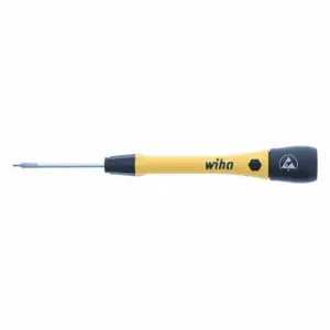 WIHA TOOLS 27551 TOOLS ESD-Safe Precision Hex Screw Driver, 0.9 mm Tip Size, 5 1/4 Inch Overall Length | CP7PHD 56FR39