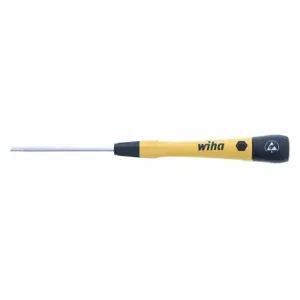 WIHA TOOLS 27555 TOOLS ESD-Safe Precision Hex Screw Driver, 2.5 mm Tip Size, 6 1/4 Inch Overall Length | CP7RWB 56FR43