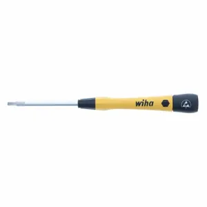 WIHA TOOLS 27559 TOOLS ESD-Safe Precision Hex Screw Driver, 7/64 Inch Tip Size, 6 1/4 Inch Overall Length | CP7RVZ 56FR47