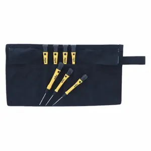 WIHA TOOLS 27589 Esd Safe Precision Screwdriver Set, 7 Pieces, Hex Tip, Ergonomic Grip, Pouch | CV3QBB 56FR49