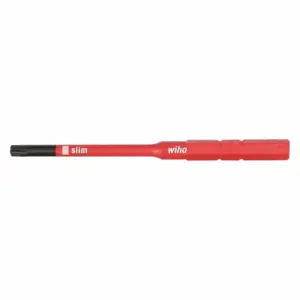 WIHA TOOLS 28343 Insulated Screwdriver Blade, T25 Fastening Tool Tip Size, 2 61/64 Inch Overall Bit Length | CV2PFZ 53KF11