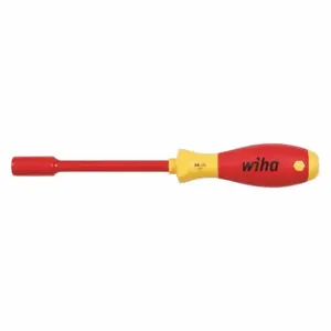 WIHA TOOLS 32206 TOOLS Solid Round Shank Nut Driver, 4 mm Tip Size, 9 1/4 Inch Overall Length | CV3PZR 53KG49