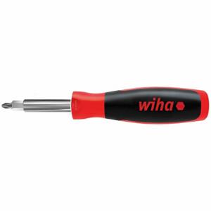 WIHA TOOLS 77891 Multi-Driver, #1/1/4 In/#2/3/16 In/3/8 In/5/16 In/T20/T25 Tip Size, 11 Tips, Cushion Grip | CT7HYW 61CU20