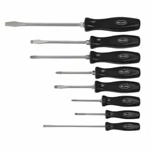 WILLIAMS INDUSTRIAL TOOLS 100P-8MD Screwdriver Set | CV3QWX 505U93