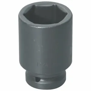 WILLIAMS INDUSTRIAL TOOLS 17-648 Deep Impact Socket, 1 Inch D, 6Pt 1-1/2 Inch | CV3QYD 58RR97