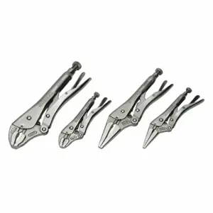 WILLIAMS INDUSTRIAL TOOLS 23074 Locking Plier Set, 4Pcs | CV3QUM 58TW15