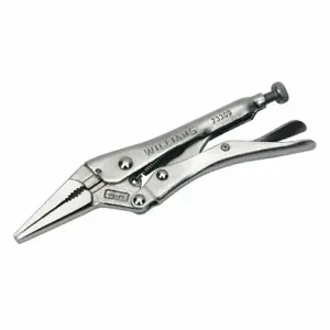 WILLIAMS INDUSTRIAL TOOLS 23309 Long Locking Pliers, w/Cutter, 6 Inch | CV3QUL 58UA22