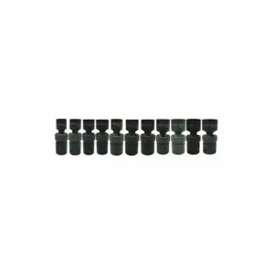 WILLIAMS INDUSTRIAL TOOLS 37916 Univ Impact Socket Set, 1/2 Inch Size D, 6Pt, 11pcs | CV3RAE 58UH09