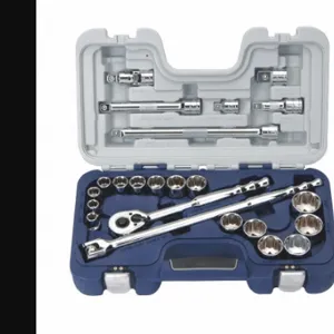 WILLIAMS INDUSTRIAL TOOLS 50609 Basic Tool Set, 1/2 Inch D 23 pcs. SAE | CV3RAQ 58RV01