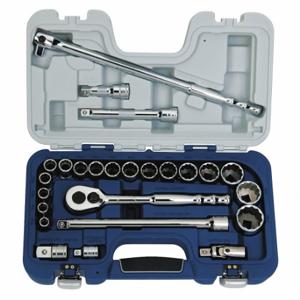 WILLIAMS INDUSTRIAL TOOLS 50619 Basic Tool Set, 1/2 Inch D 25 pcs. Met | CV3RAR 58RV04