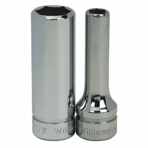 WILLIAMS INDUSTRIAL TOOLS BD-612 Deep Socket, 3/8 Inch D, 6Pt, 3/8 Inch | CV3QYL 58TP63