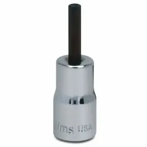 WILLIAMS INDUSTRIAL TOOLS BITH0201 Hex Bit Socket, 1/4 Inch Depth, 1/16 Inch | CV3QYR 58TC59