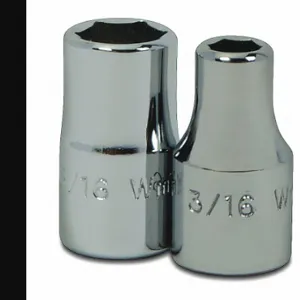 WILLIAMS INDUSTRIAL TOOLS M-612 Standard Socket, 1/4 Inch SizeD, 6Pt, 3/8 Inch Size | CV3RAC 58TF08