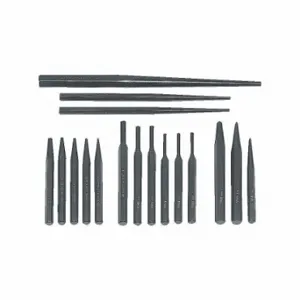 WILLIAMS INDUSTRIAL TOOLS PS-17 Punch Set, 17Pcs | CV3QWD 58TH30