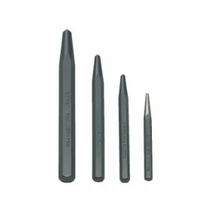 WILLIAMS INDUSTRIAL TOOLS PS-4 Center Punch Set, 4pcs | CV4LCV 58TW34