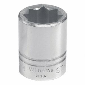WILLIAMS INDUSTRIAL TOOLS ST-840 Standard-Stecknuss, 1/2 Zoll Größe, 8Pt, 1-1/4 | CV3RAB 58TA65