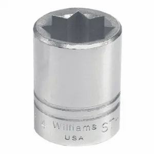 WILLIAMS INDUSTRIAL TOOLS ST-840 Standard Socket, 1/2 Inch SizeD, 8Pt, 1-1/4 | CV3RAB 58TA65