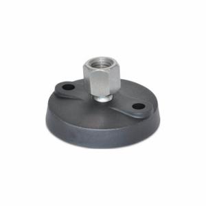 WINCO 10TWP9 Leveling Mount, 5/8 Inch-11, 4.33 Inch Size Base Dia, Stainless Steel Socket, Nylon, 7 | CR6EQP 805V18