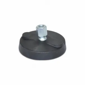 WINCO 12NWP5N Leveling Mount, M12, 3.15 Inch Size Base Dia, Zinc-Plated, Steel Socket, Nylon, Rubber Pad | CR6EVM 805U82