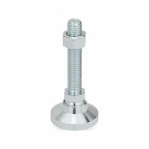 WINCO 16N80M84 Leveling Mount, M16, 3.15 Inch Size Bolt Length, Steel Bolt, Zinc-Plated, Steel Base, 13 | CR6EXZ 805U51